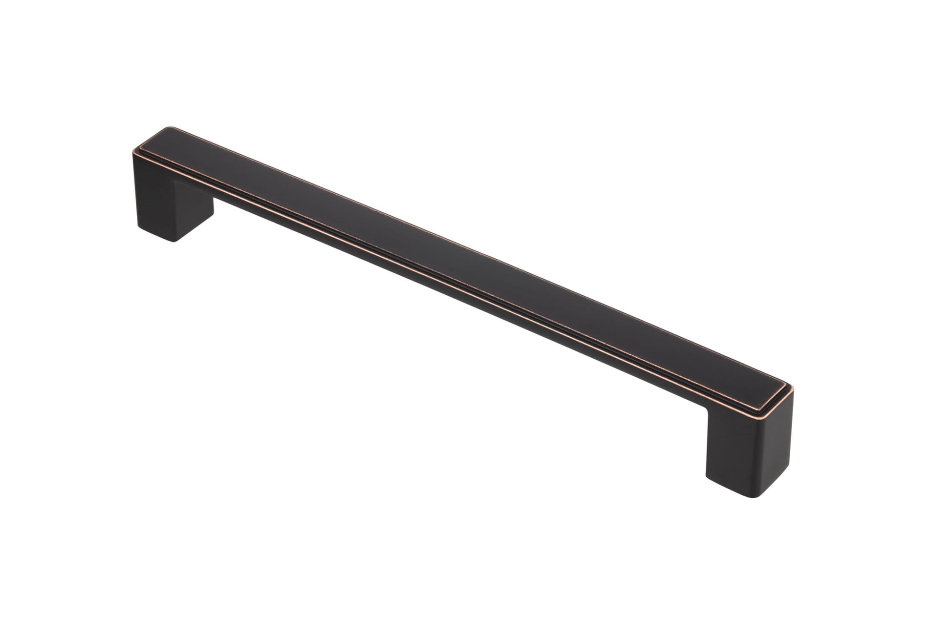 Kingsman Hardware Nepoli series 7-1/2-in (192Mm) Center to Center Oil Rubbed Bronze Rectangular Bar Drawer Pulls (50-Pack) NEPOLI-8-50ORB
