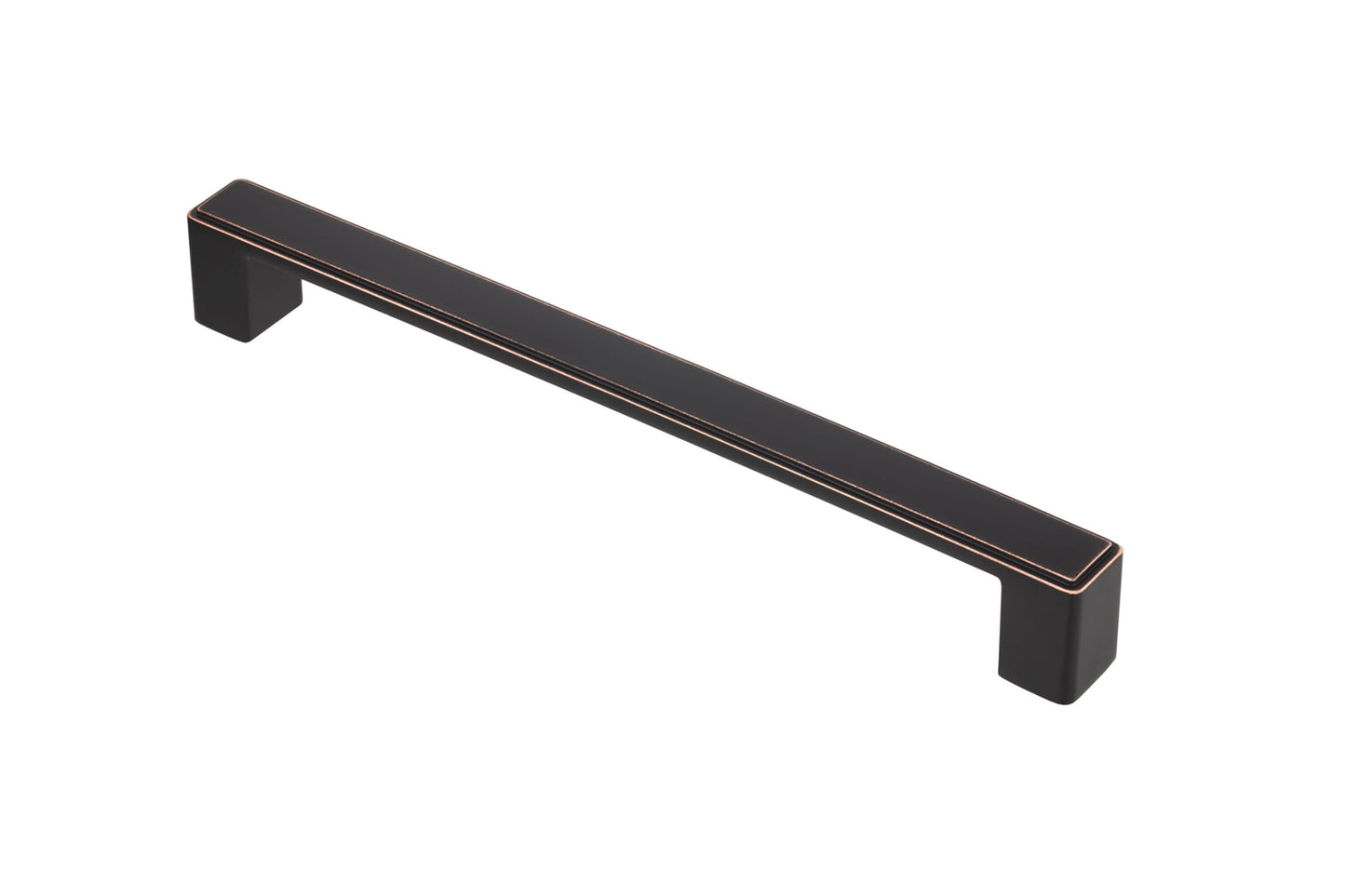Kingsman Hardware Nepoli series 7-1/2-in (192Mm) Center to Center Oil Rubbed Bronze Rectangular Bar Drawer Pulls (20-Pack) NEPOLI-8-20ORB