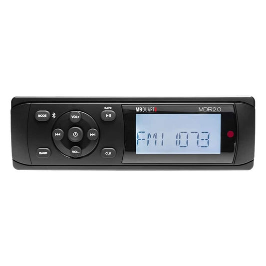 MB Quart - In-Dash Digital Media Receiver - Built-in Bluetooth - Black