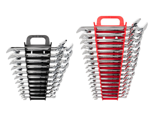 TEKTON 27-Piece Set (Sae) and Metric Angle Open End Wrench Includes Hard Case WAE91302