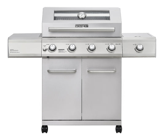 Monument Mesa 400 Stainless Steel 4 -Burner Liquid Propane Gas Grill