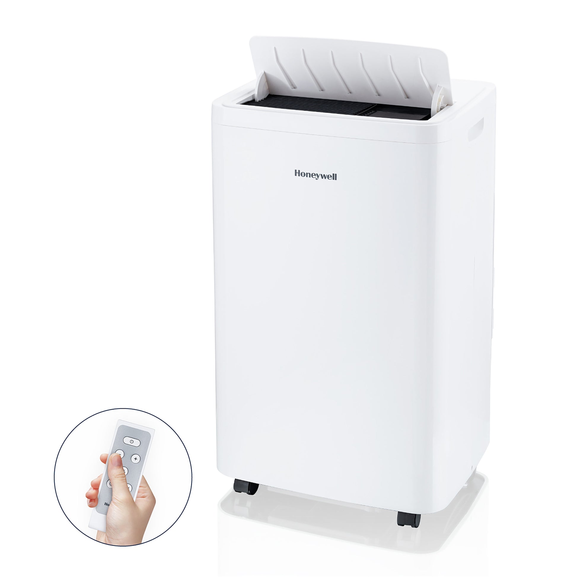 Honeywell 8,600-BTU SACC (115-Volt) White Vented Portable Air Conditioner with Remote Cools 550-sq ft HW2CESAWW9