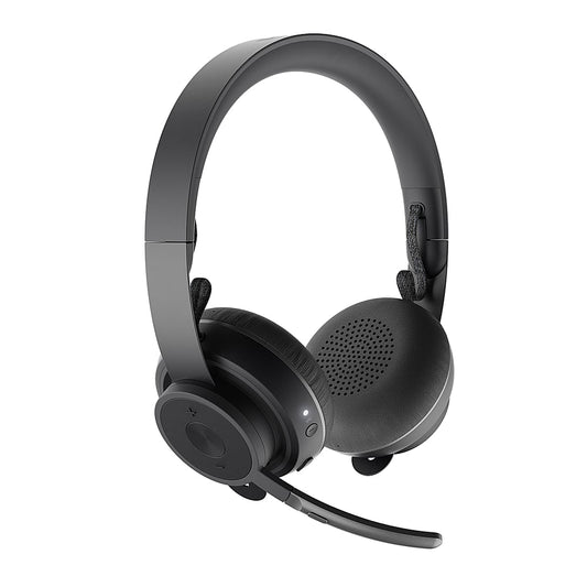 Logitech - Zone Wireless Bluetooth Noise-Cancelling Headset Certified for Microsoft Teams - Graphite