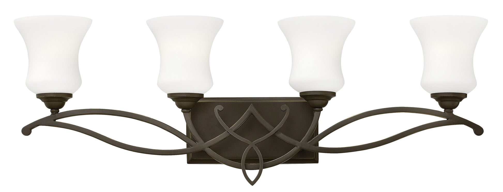 Hinkley Brooke 31.25-in 4 -Light Antique Bronze Transitional Vanity light 5663276