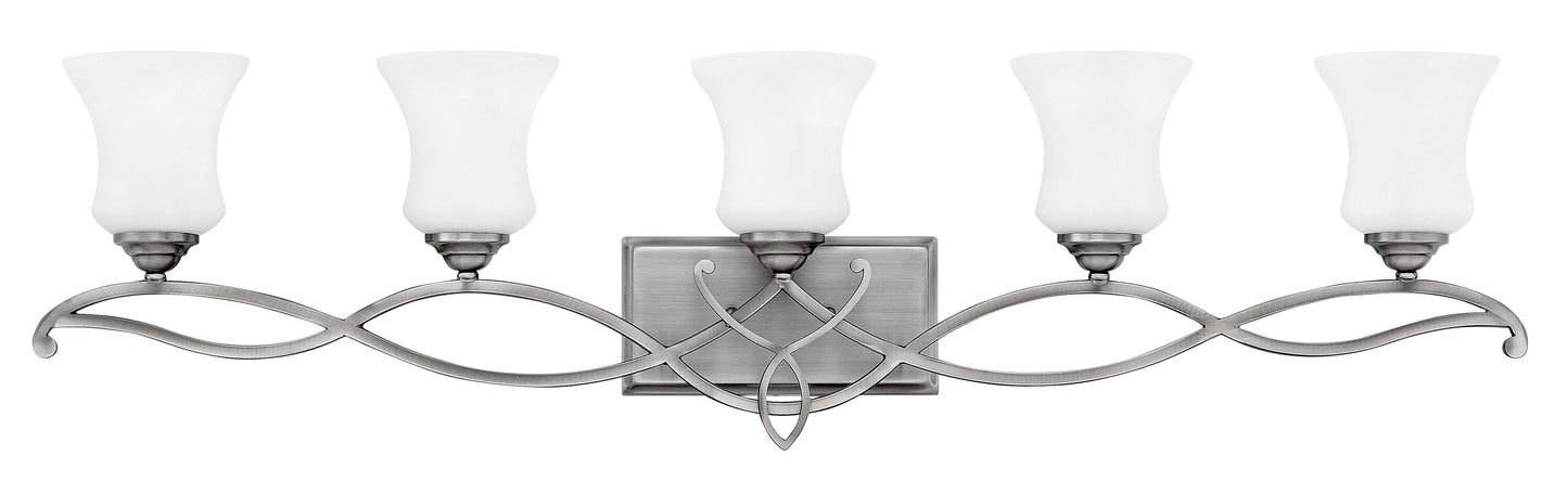 Hinkley Brooke 41.5-in 5 -Light Antique Nickel Transitional Vanity light 5662922