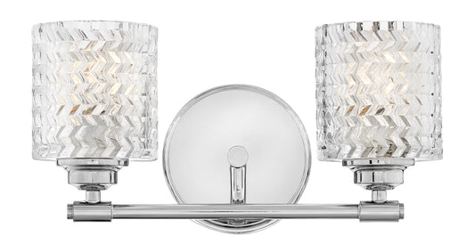 Hinkley Elle 14.5-in 2 -Light Gloss Chrome Traditional Vanity light 5663028