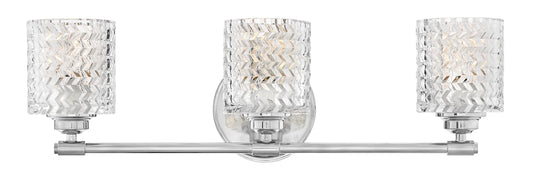 Hinkley Elle 24-in 3 -Light Gloss Chrome Traditional Vanity light 5663127