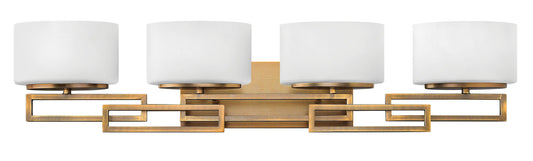 Hinkley Lanza 34-in 4 -Light Brushed Bronze Transitional Vanity light 5663021