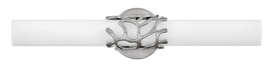 Hinkley Lyra 22.5-in 2 -Light Brushed Nickel Integrated LED Coastal Vanity light 5662935