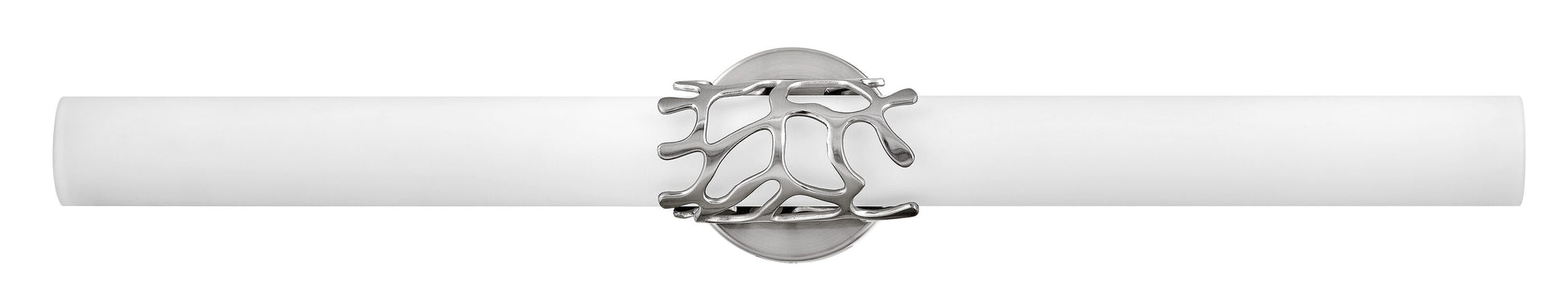 Hinkley Lyra 31.25-in 4 -Light Brushed Nickel Integrated LED Coastal Vanity light 5662984