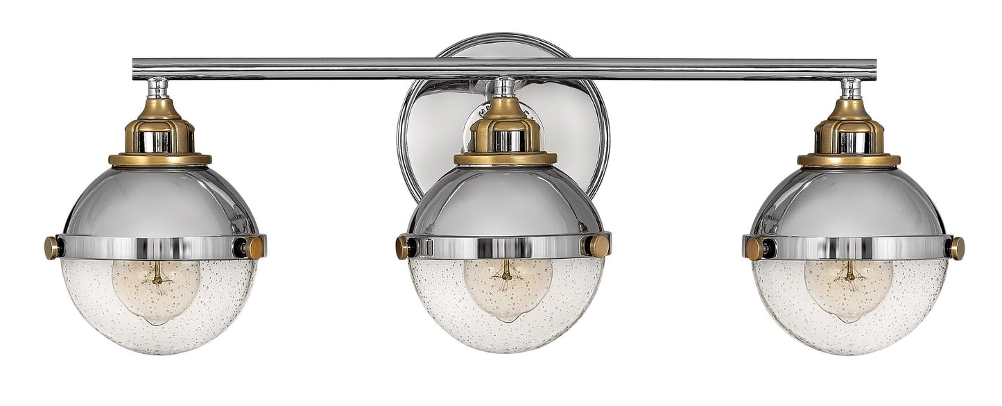 Hinkley Fletcher 25-in 3 -Light Polished Nickel Traditional Vanity light 5662939