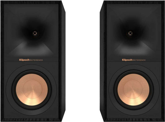 Klipsch - Reference Series 5-1/4" 340-Watt Passive 2-Way Bookshelf Speakers (Pair) - Black