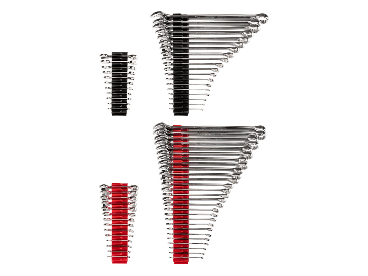 TEKTON 71-Piece Set 12-point (Sae) and Metric Standard Combination Wrench Includes Hard Case WCB95902