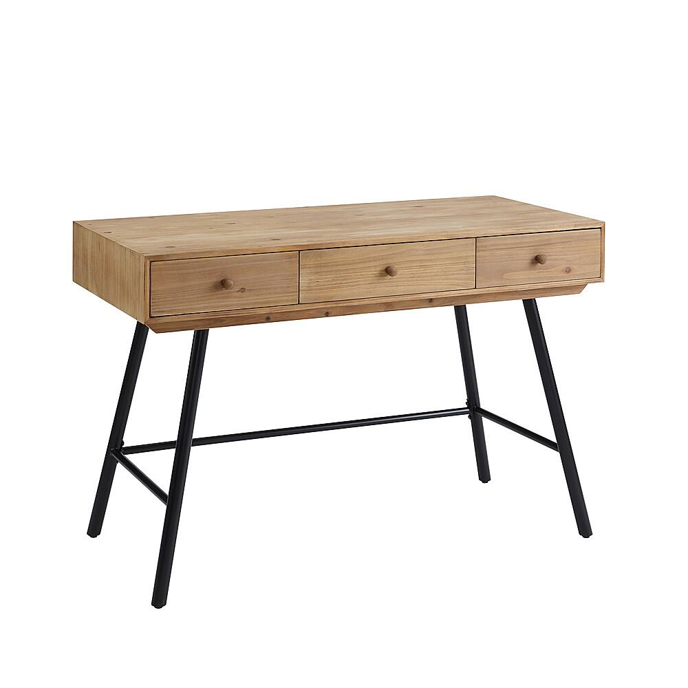 Linon Home Décor - Conners Contemporary 3-Drawer Desk - Natural