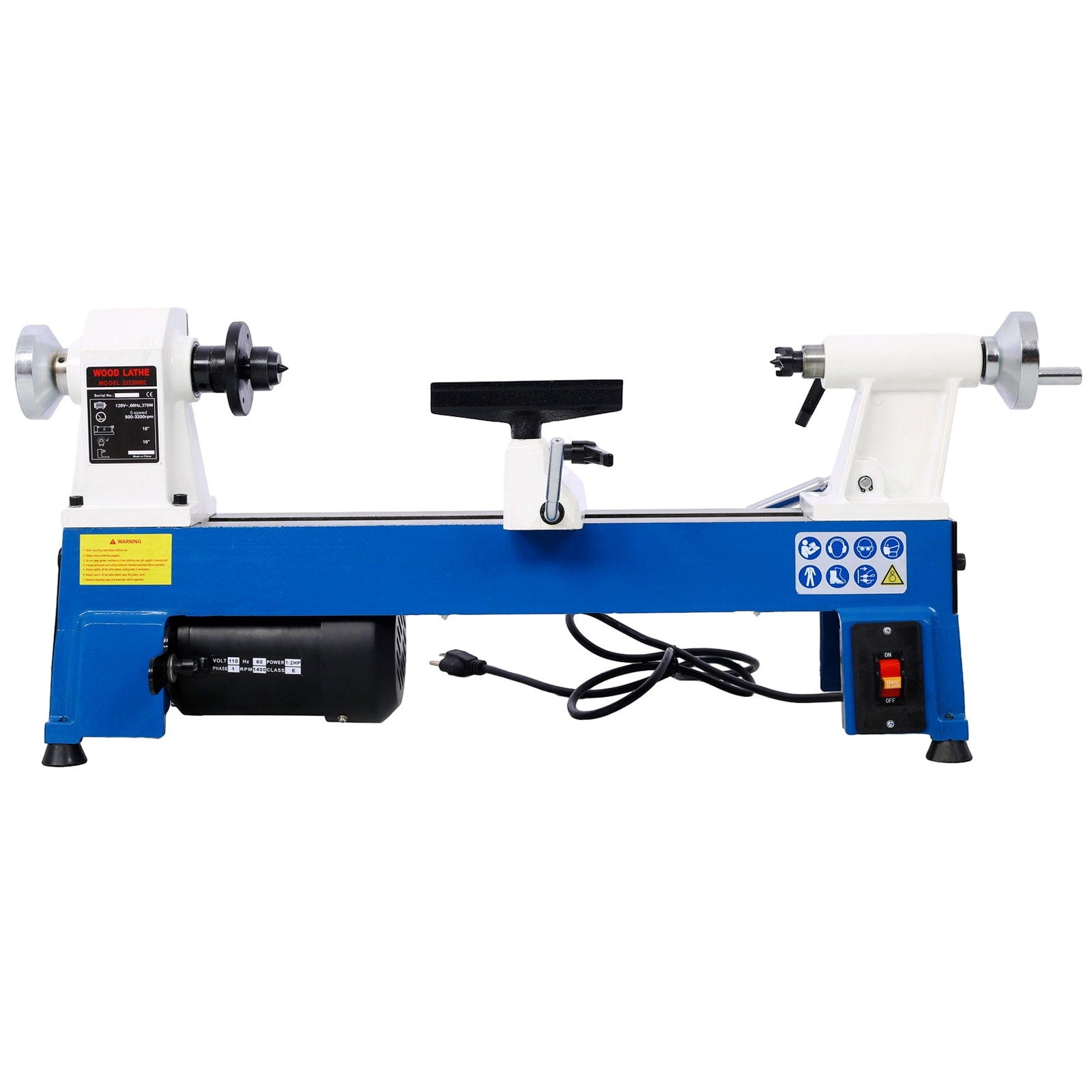 Maocao Hoom 15-in x 35.8-in Variable Speed Wood Lathe FZ63696