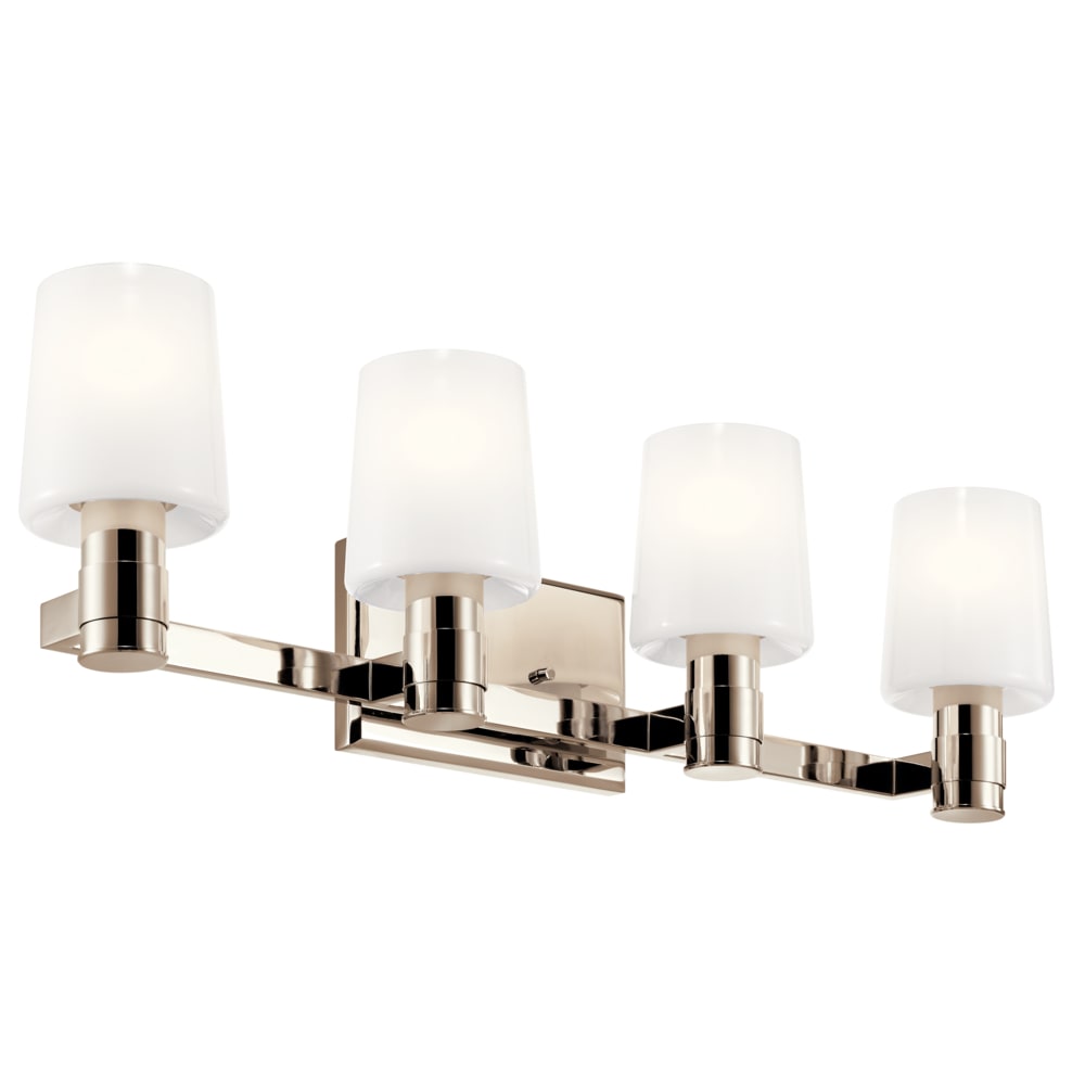 Kichler Adani 30-in 4 -Light Polished Nickel Modern/contemporary Vanity light 5696790