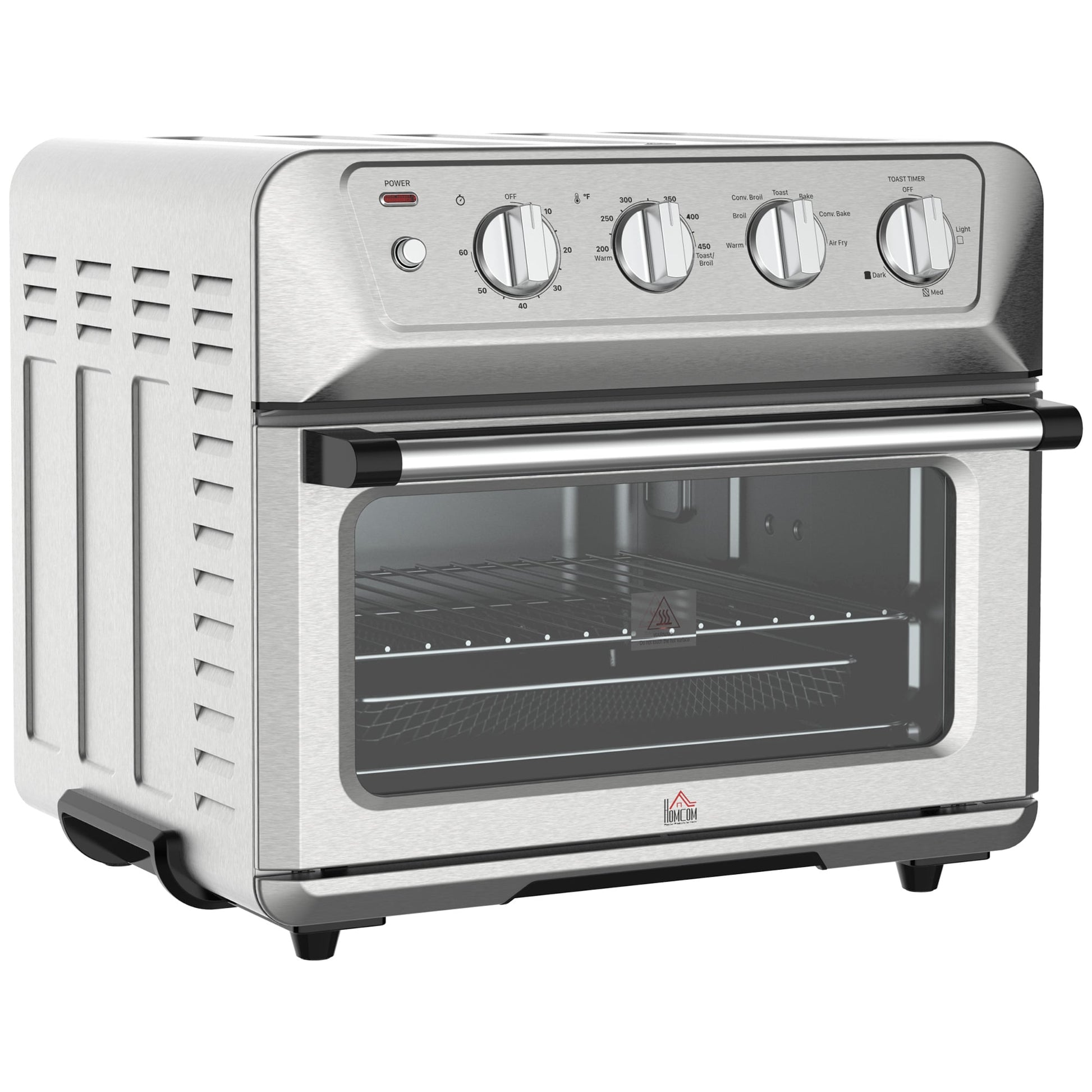 Maocao Hoom 4-Slice Silver Toaster Oven with Rotisserie and Automatic Shut-Off (1800-Watt) BHIMMFV