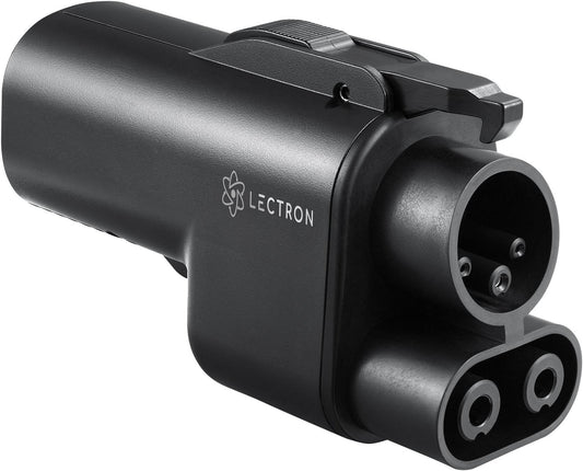 Lectron - Vortex Plug Tesla Supercharger to CCS Electric Vehicle (EV) Adapter - up to 1000V - Black