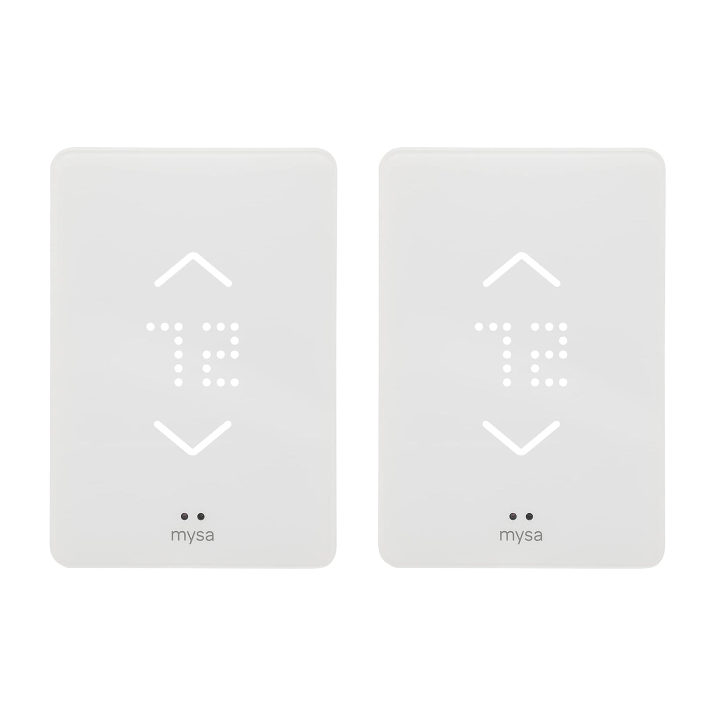 Mysa White Thermostat For In-floor Heating with Wi-Fi Compatibility (Pack of- 2) KITMYSAIF10012PK