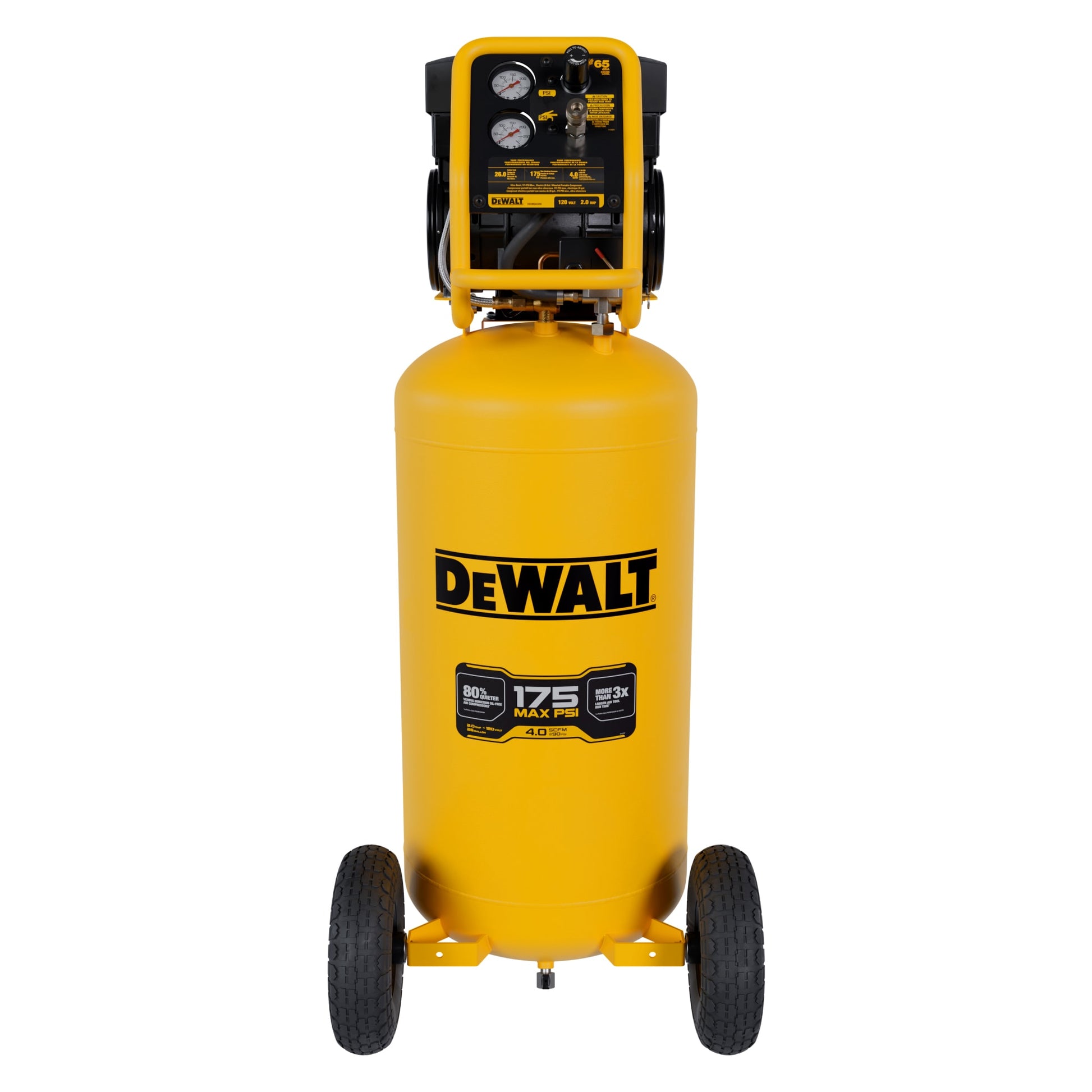 DEWALT 26-Gallon Portable Electric 175 PSI Vertical Air Compressor DXCMSAC260