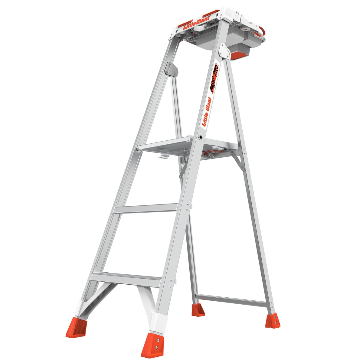 Little Giant Ladders Paint Pro 5-ft Aluminum Type 1aa- 375-lb Load Capacity Platform Step Ladder 15165-001