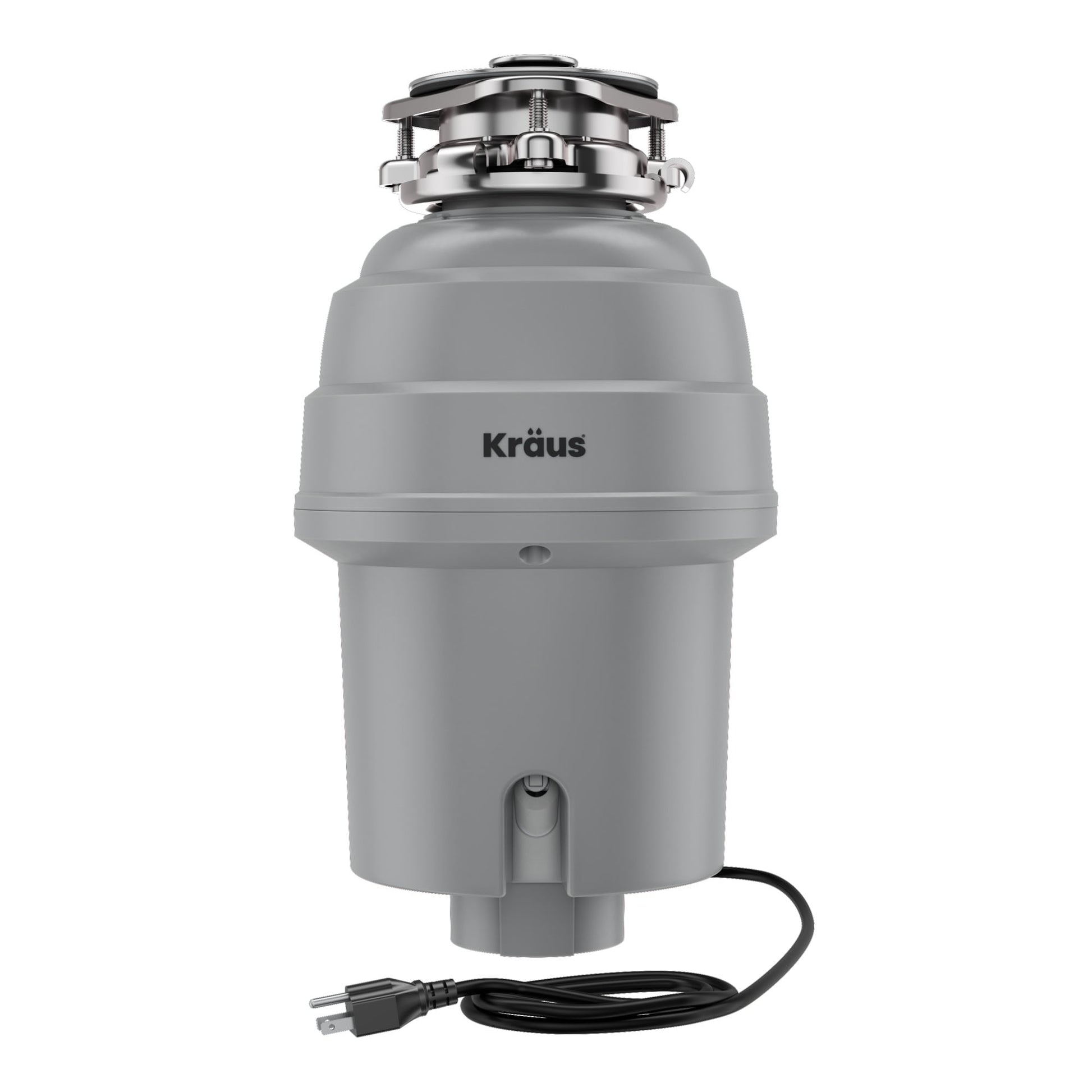 Kraus Kore Continuous Feed 3/4-HP Septic Safe Corded Garbage Disposal with Noise Insulation KWD210-75MGR