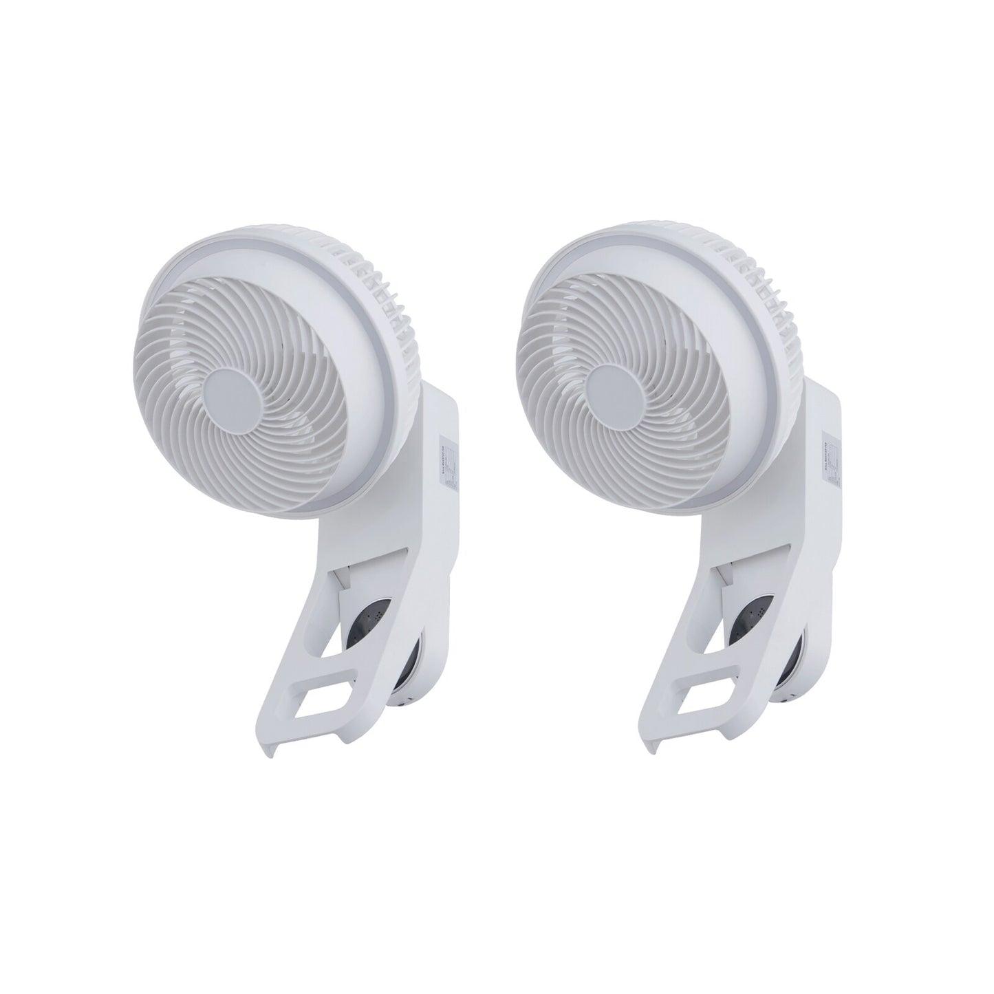 Siavonce 8-in Oscillation Indoor or Outdoor White Wall Mounted Fan FZ43297