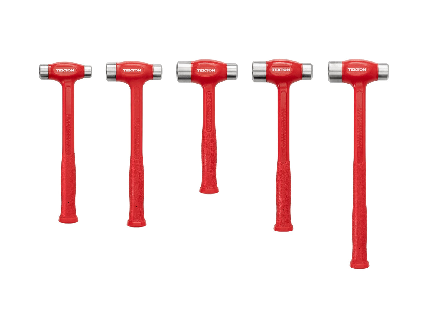 TEKTON 50-oz Smooth Face Polyurethane Head Plastic Mechanic's Dead Blow Hammer Set HDB94002
