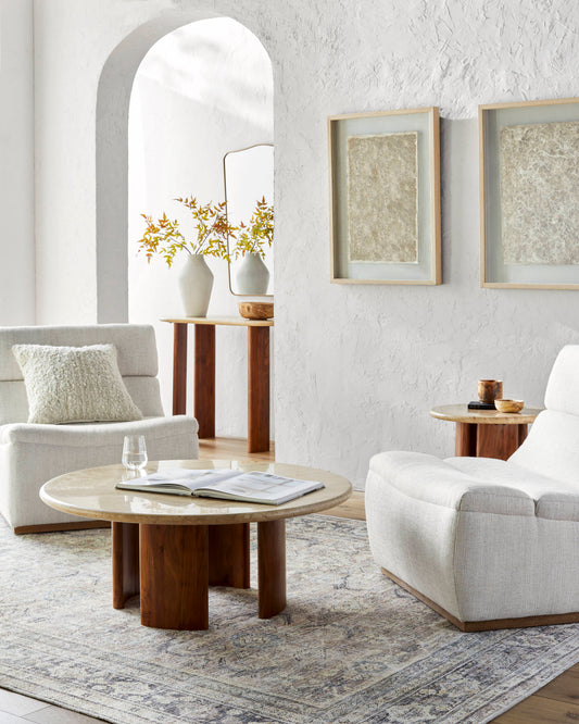 Livabliss Becki Owens Darling 7 x 9 (ft) Flatweave Light Silver Rectangular Indoor Medallion Oriental Machine washable Pet Friendly Area rug