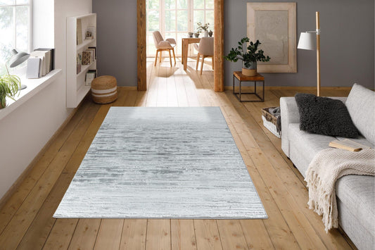 MDA Rugs Petra 5 x 7 (ft) Grey Rectangular Indoor Abstract Area rug