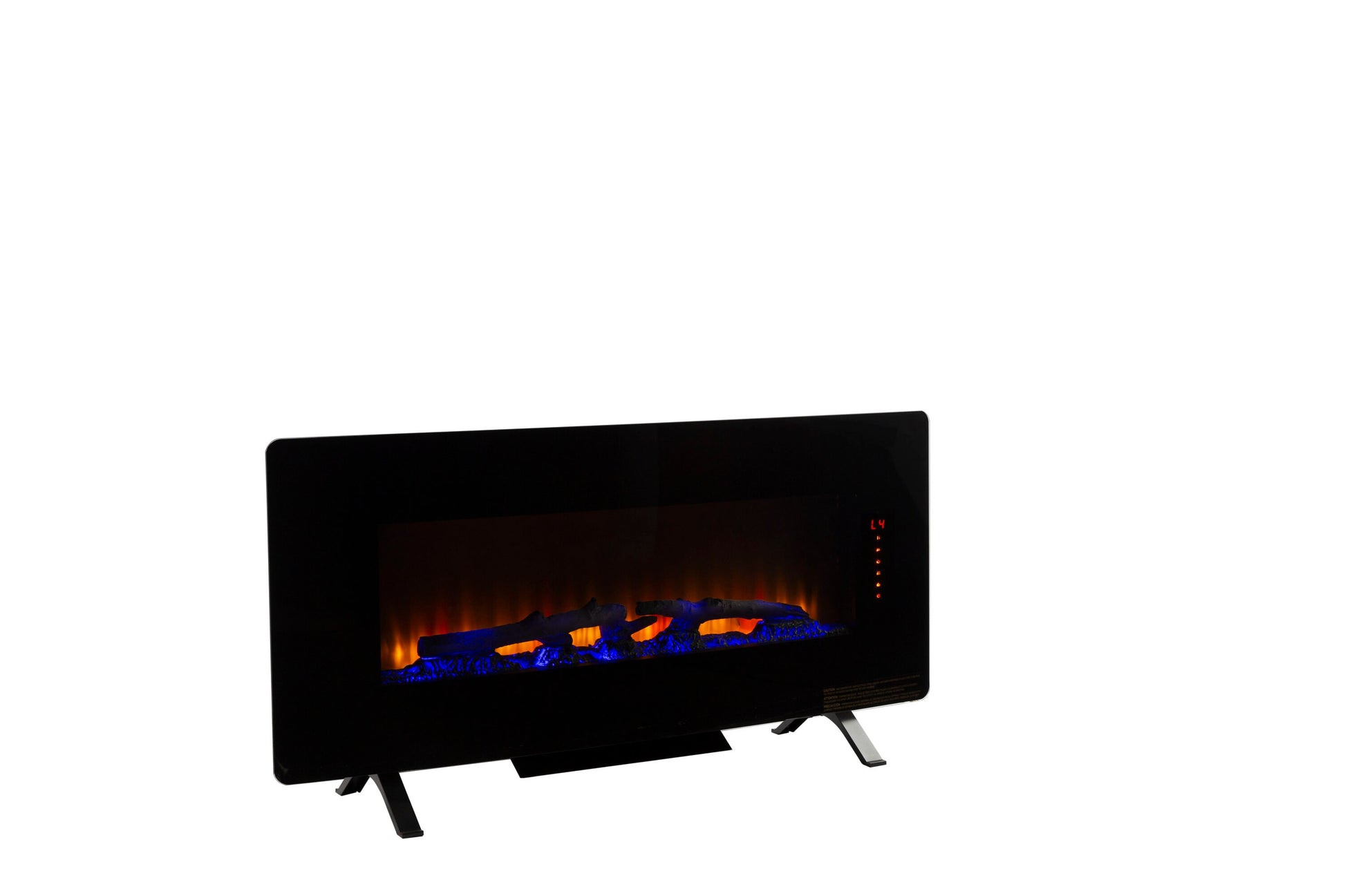 Pleasant Hearth 42-in W Black Fan-forced Electric Fireplace 320-42C-10