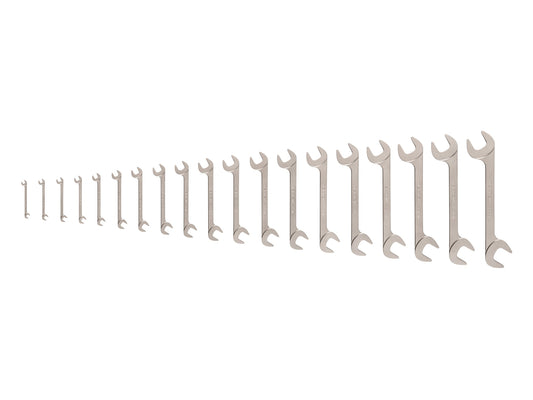 TEKTON 19-Piece Set Standard (Sae) Angle Open End Wrench WAE91003