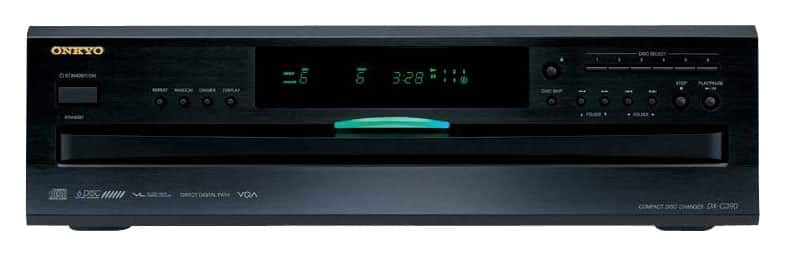 Onkyo - 6-Disc CD Player - Black