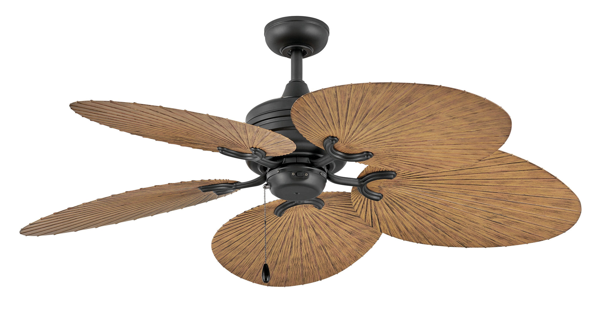 Hinkley Tropic Air 52-in Outdoor Matte Black with KOA Blades Propeller Ceiling Fan Light Kit Compatible ( 5 -Blade ) 6563479