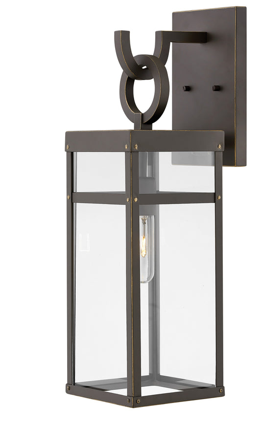 Hinkley Porter 1 -Light 22-in H Oil-rubbed Bronze Hardwired Outdoor Wall Light 6588964