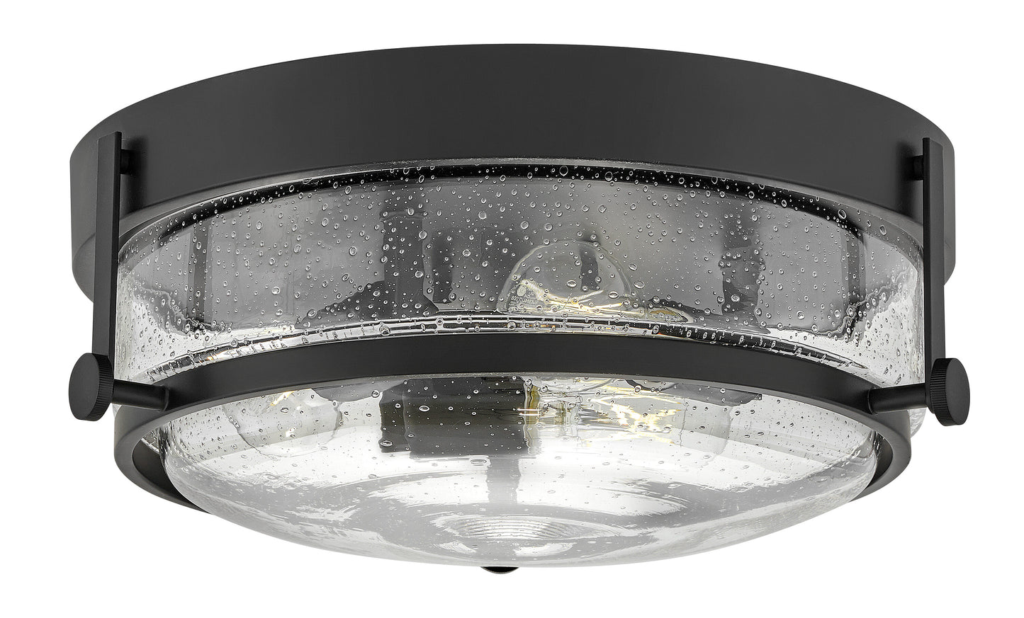 Hinkley Harper 3 -Light 15.75-in Satin Black Flush Mount Light 6588883