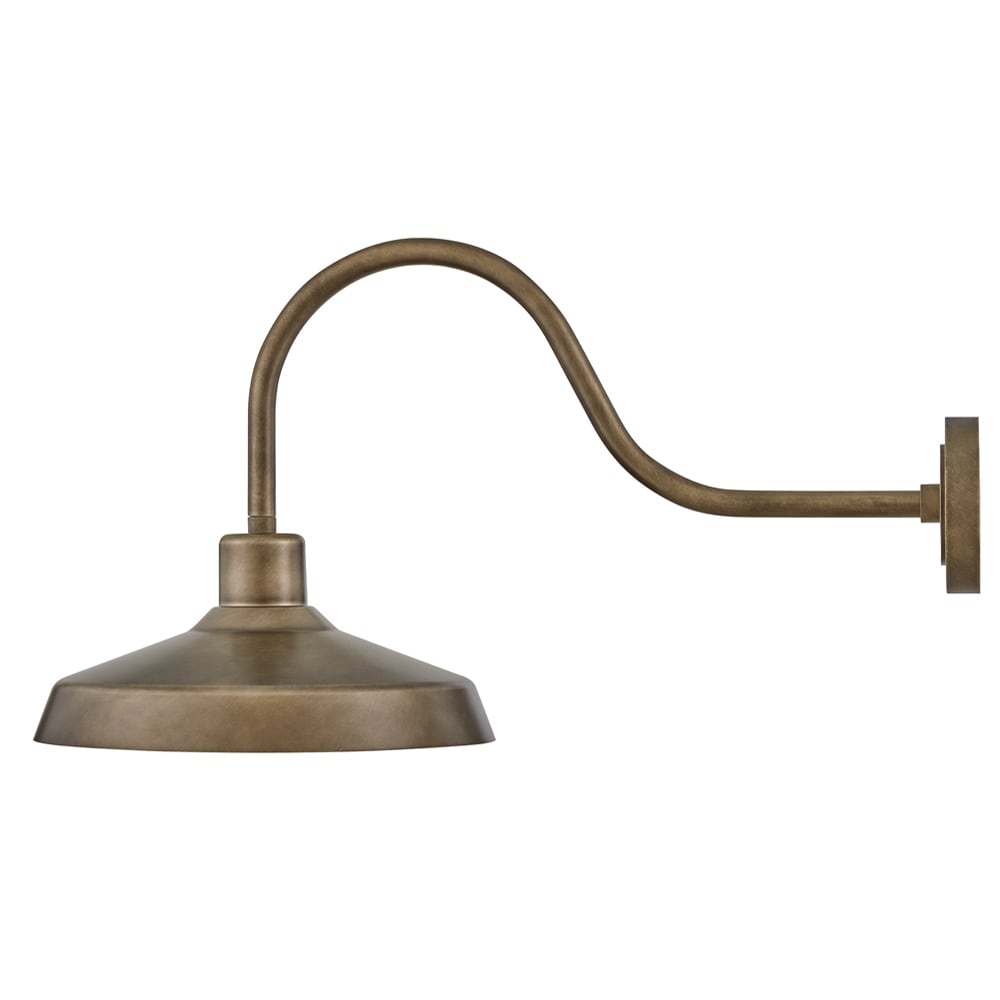 Hinkley Forge 1 -Light 17.5-in H Brushed Bronze Hardwired Dark Sky Outdoor Wall Light 6588827