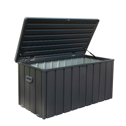 ToolCat 100-Gallon Dark Gray Metal Deck Box