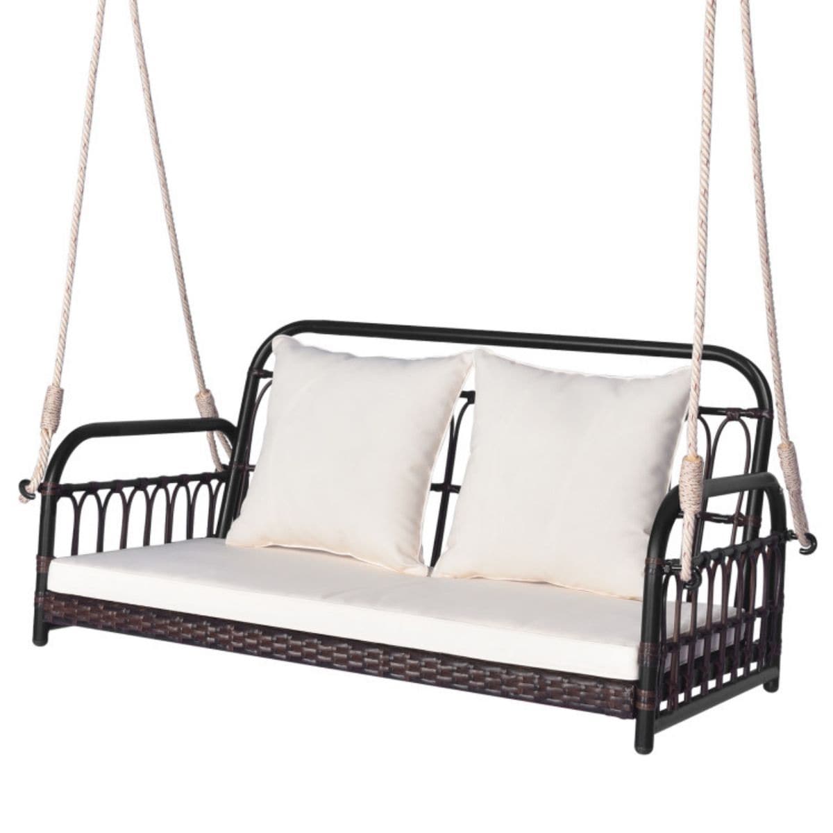 CESICIA Porch Swing White Porch Swing Canopy