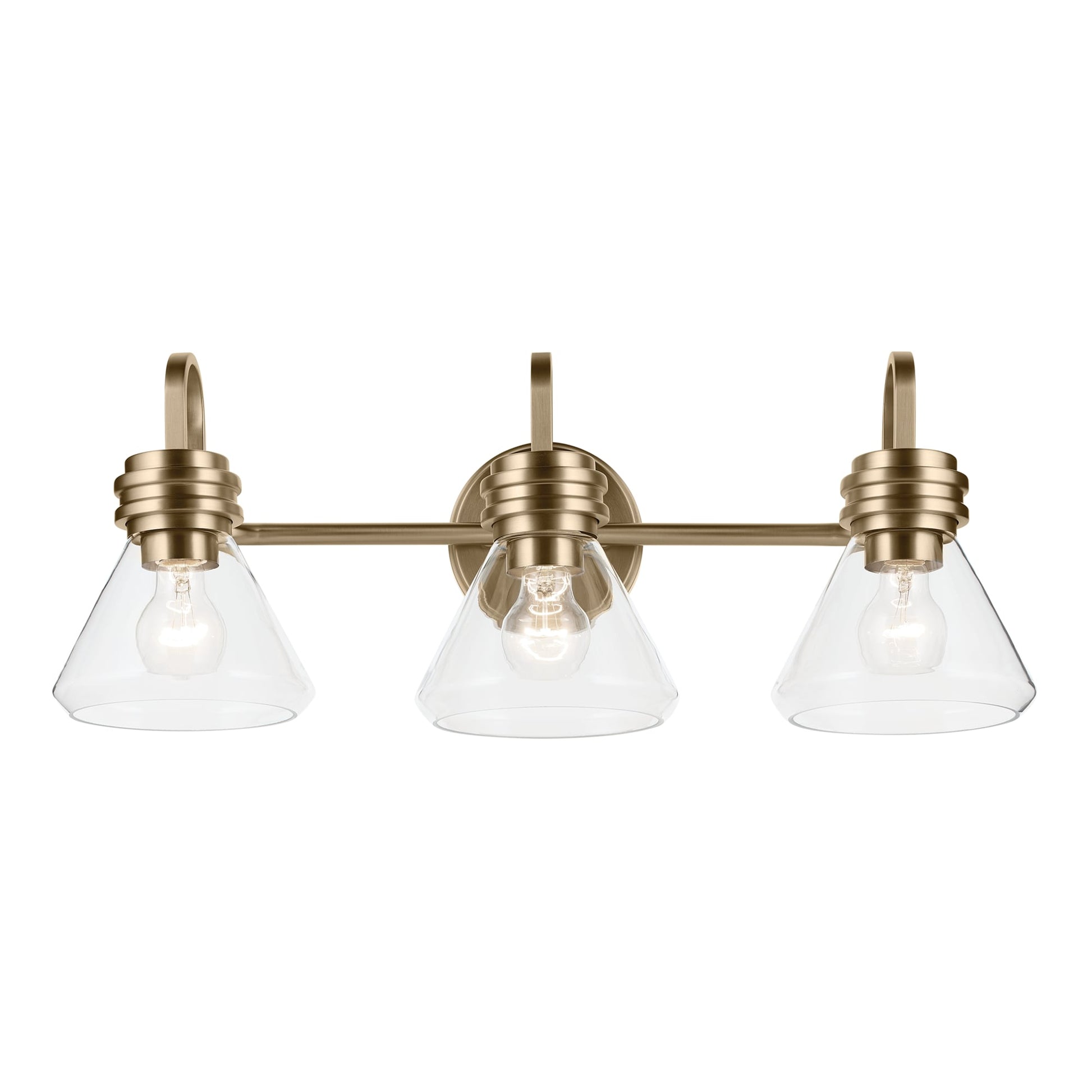Kichler Farum 26-in 3 -Light Bronze Modern/contemporary Vanity light 6814548