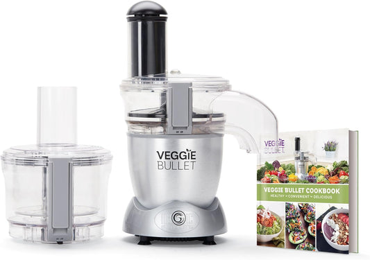 Veggie Bullet Electric Spiralizer & Food Processor, Silver