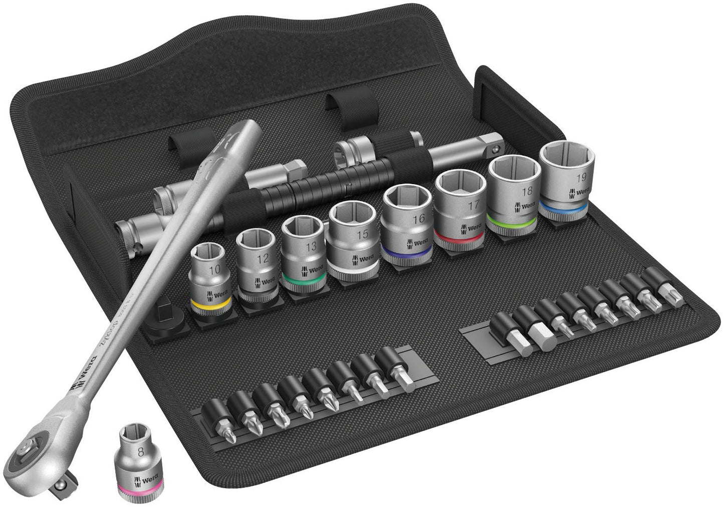 8100 SB 7 Metal 3/8 29 PC Square Metric