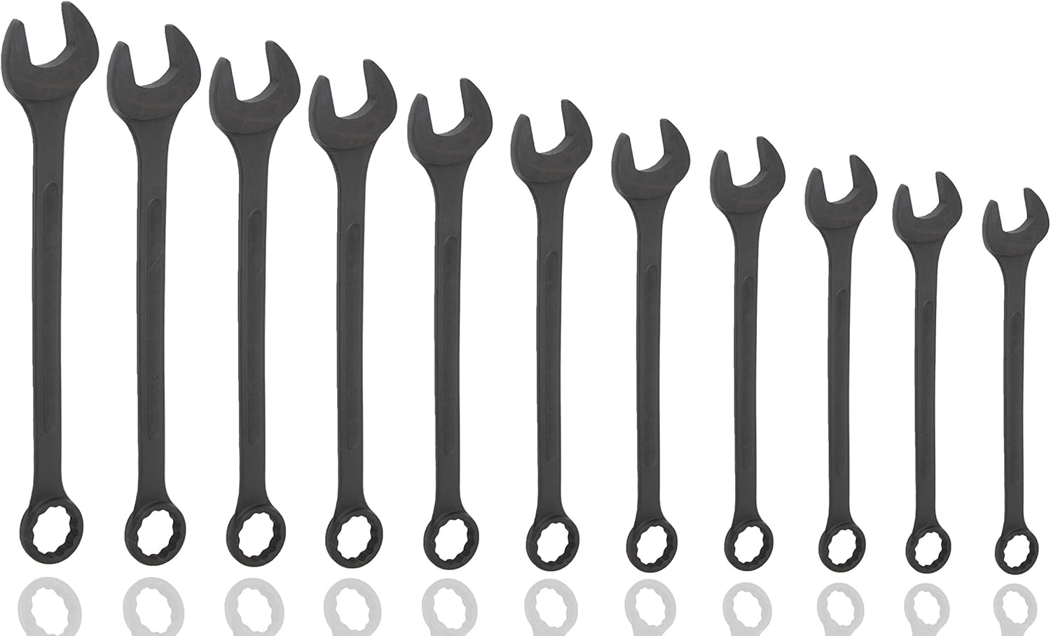 VCT 10 PC SAE Black-Oxide Jumbo Combo Wrench Set | 1-5/16" - 2" W/Carrying Pouch