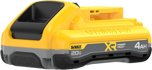 DEWALT 20V MAX Battery XR POWERPACK 4Ah Lithium Ion, 50% More Power, Dewalt Battery Compatible with 20V MAX Tools (DCB2104)