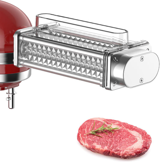 Meat Tenderizer for Kitchenaid Mixer, Meat Tenderizer Attachment for Kitchenaid Stand Mixer, Meat Tenderizer Machine, Meat Tenderizer with Stainless Steel Gears by Gvode
