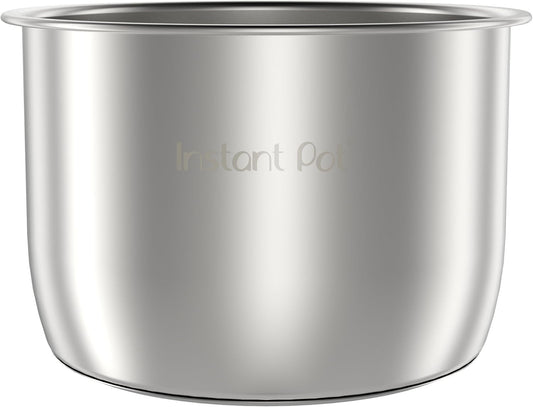 Instant Pot Stainless Steel Inner Cooking Pot Mini 3-Qt, Polished Surface, Rice Cooker, Stainless Steel Cooking Pot