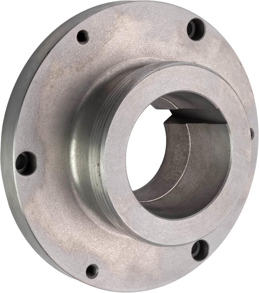 CME 10" L1 Long Taper Lathe Chuck Backing Plate, Fits Self-Centering (Scroll) Chucks