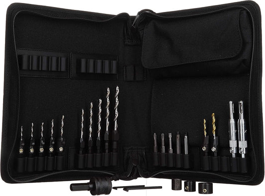 Make it Snappy Deluxe Tool Book - Builders Kit, 5-Pc Countersinks, Drill Adapters, Driver Bits, Depth Stop, Chuck, Counterbores, Hinge Bits