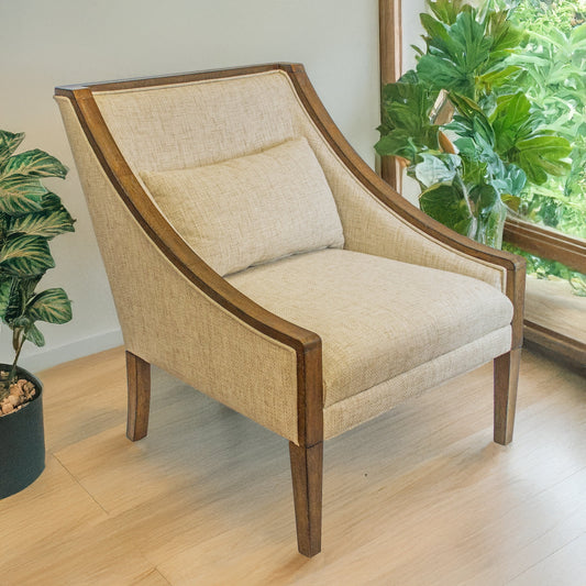 American Furniture Classics OS Home Occasional Side Accent Chair Model DS305 Desert Ivory