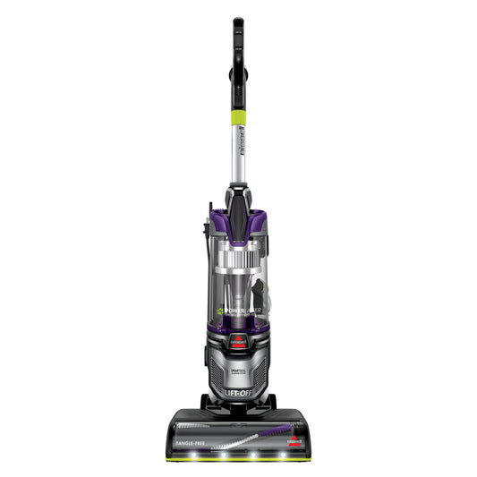 BISSELL Upright Vacuum, PowerLifter Swivel Lift-Off Pet, Pet Friendly, Powerful Suction, Tangle-Free Brush Roll, SMARTSEAL Allergen System, Hard Floor and Carpet, TurboBrush Pet Tool, 2920F, Grey